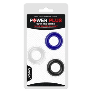 Lovetoy Power Plus Triple Donut Cock Ring Set