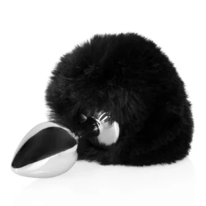 Ouch! Bunny Tail Metal Butt Plug