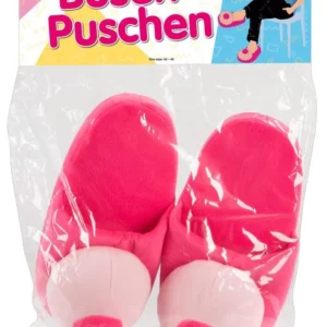 Slipper Boobs Pink Plush Slippers