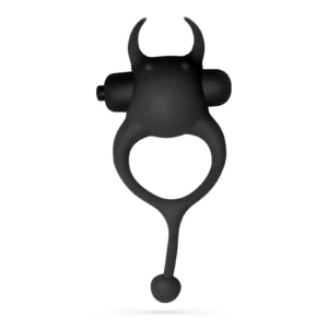 Crushious Daemon Vibrating Cock Ring Black