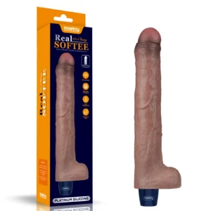 Lovetoy Real 10.5" Rechargeable Silicone Vibrating Dildo