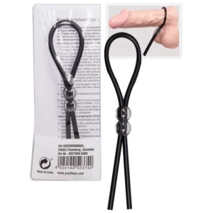 You2Toys Black Silicone Ring — Black Silicone Erection Ring