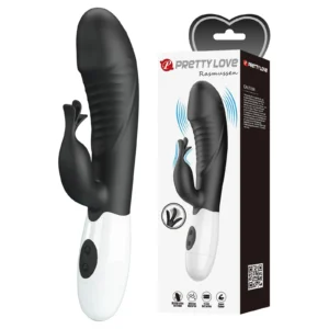 Pretty Love Rasmussen Dual Rabbit Vibrator – Black Edition