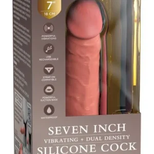King Cock Elite KCE 7 DD Vibrating Cock — Remote Controlled Vibrator Dildo