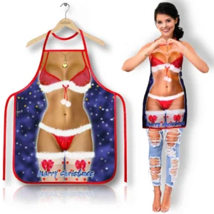 Grammi Fartuszek 127MC Merry Christmas Christmas Apron