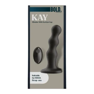 Dream Toys Bold Kay Remote-Controlled Ball Vibrator with Suction Cup