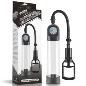Maximizer WorxVX2 Accu Meter Pump Penis Pump Black