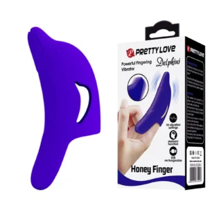 Pretty Love Delphini Honey Finger Vibrator with 10 Vibration Functions