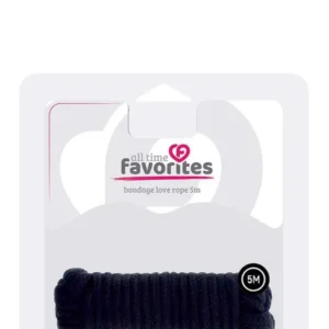 Dream Toys All Time Favorites Love Rope 5 m Black
