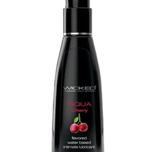Wicked Sensual Care Aqua Cherry — Edible Lubricant with Cherry Flavor, 120 ml