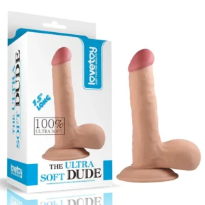 Lovetoy The Ultra Soft Dude 7.5" Realistic TPE Dildo with Suction Cup