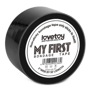 Lovetoy My First Non Sticky Bondage Tape Black 15 m
