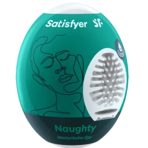 Satisfyer EGGCITED Masturbator Egg Single – Naughty (Hydro-Active TPE)