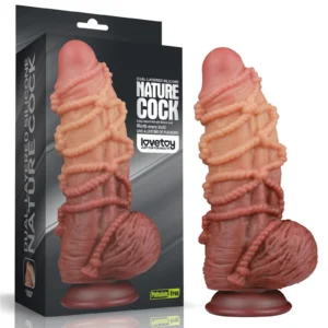 Love Toy King Size Nature Cock 24 cm Dildo z Podwójną Warstwą Silikonu