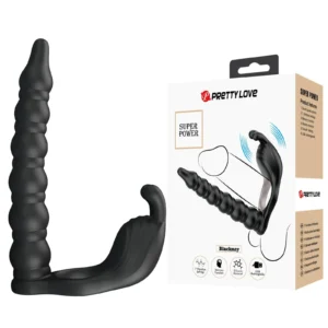Pretty Love Blackney Black Vibrating Cock Ring with 7 Vibration Modes