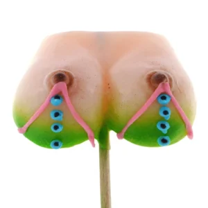 A & M Breast-Shaped Lollipop