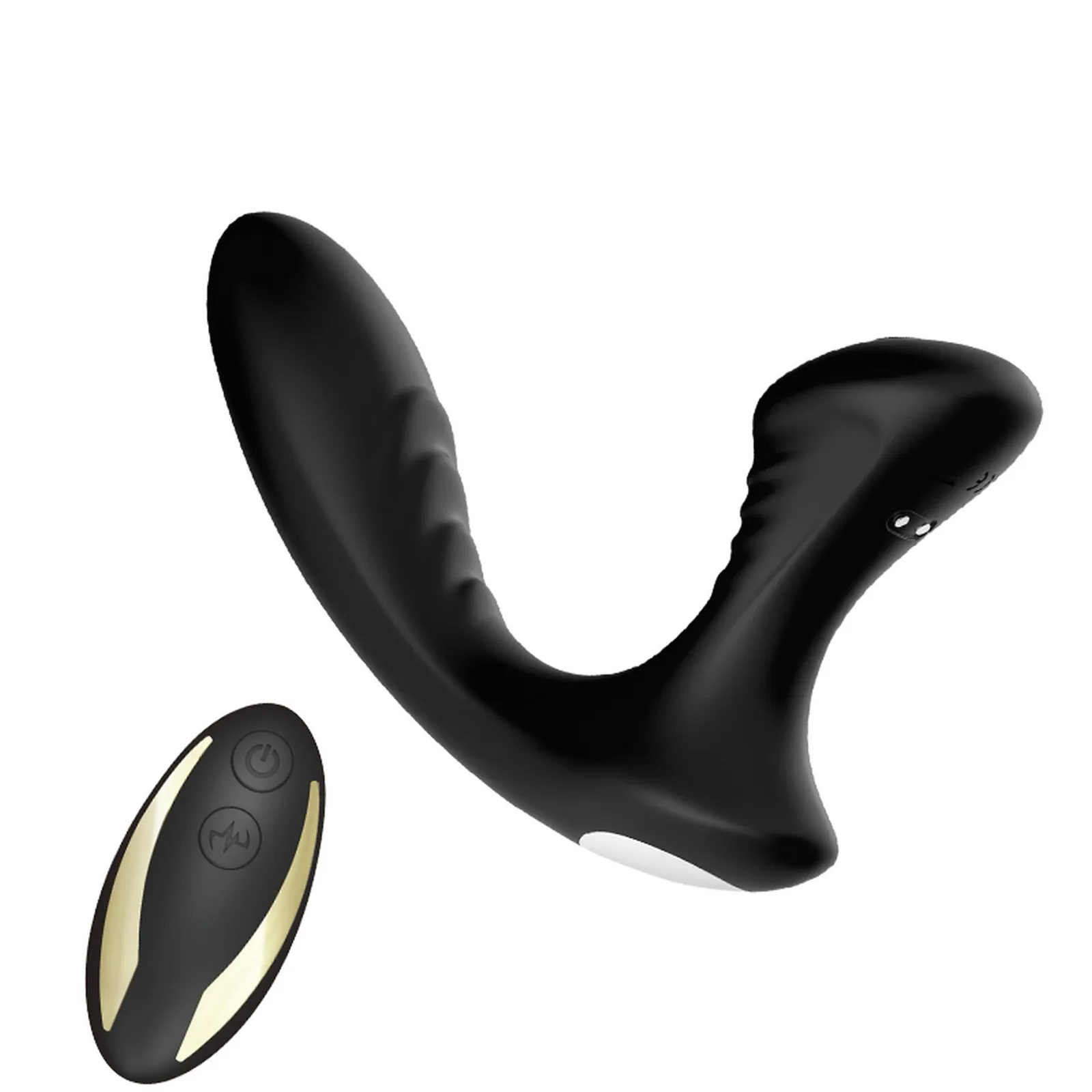 B - Series Joy Storm Black Prostate Massager with Remote Control