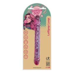 Dreamtoys Bubblegum Blast Lollipop Loop Double-Ended Dildo