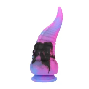 Fiction Cocks Deep Riser Silicone Fantasy Dildo in Purple