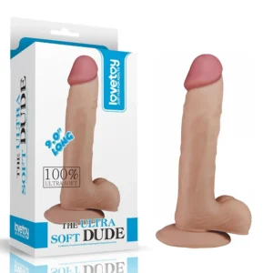 Lovetoy Ultra Soft Dude Realistic Dildo 9 Inch with Suction Cup
