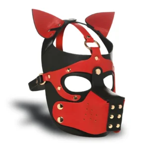 XR Brands Hound Hood with Removable Muzzle in Black