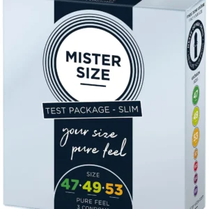 MISTER SIZE Pure Feel Condom Size Tester 47/49/53 mm, 9 pcs