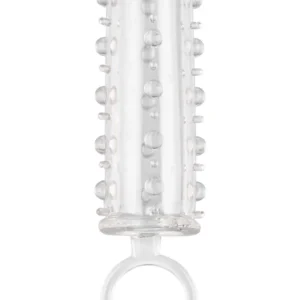 Calexotics Sensation Enhancer – Transparent Open-End TPE Sleeve