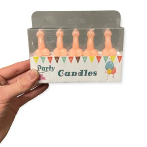 Kinky Pleasure Party Penis Candles, 5-Pack