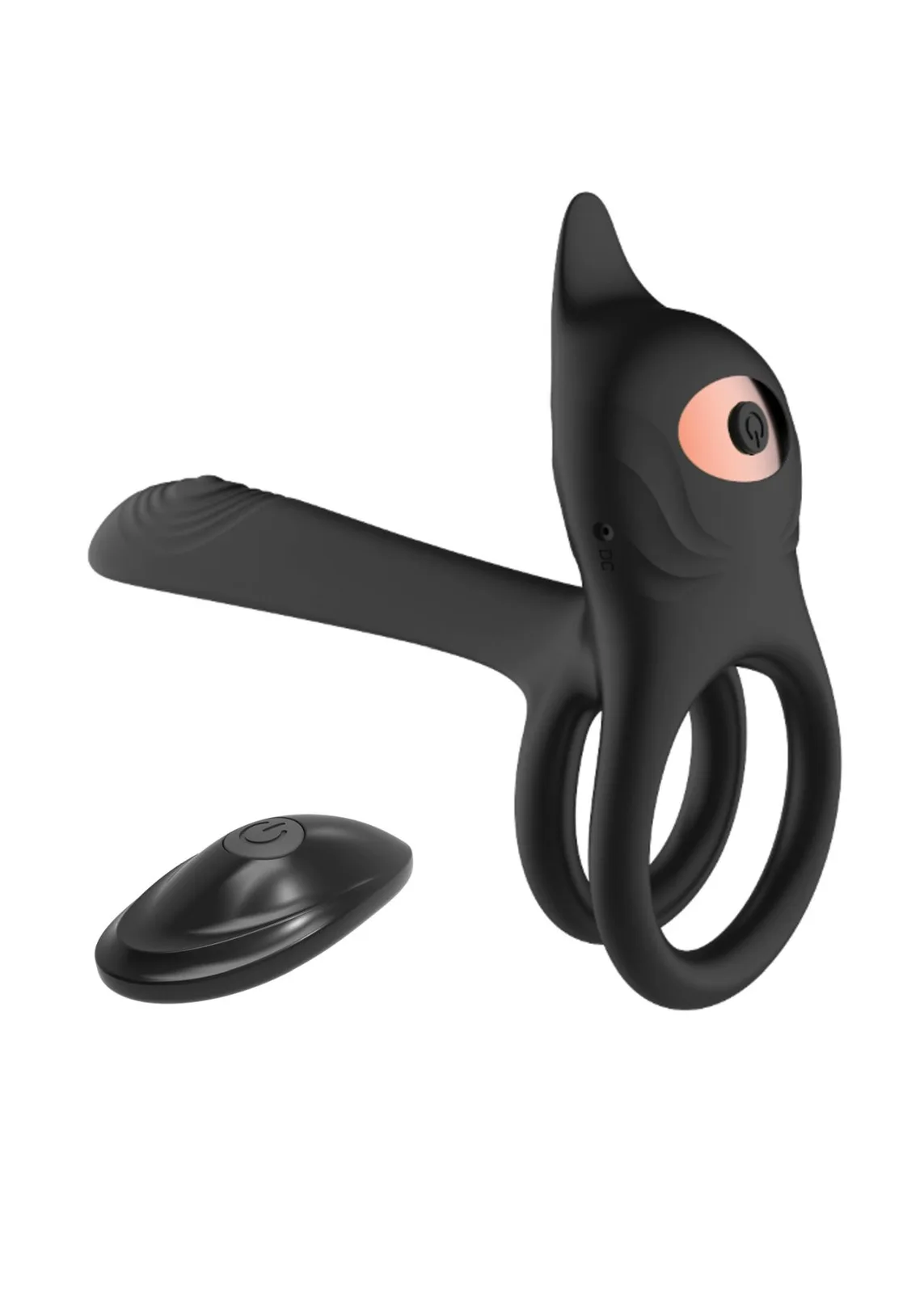 B - Series Magic Double Vibrating Ring with Remote Control