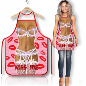 Grammi Kiss Me Flirty Kitchen Apron