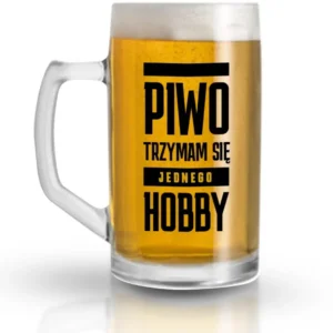 House of Mugs Funny Beer Glass Mug 500 ml – Beer Is My Hobby