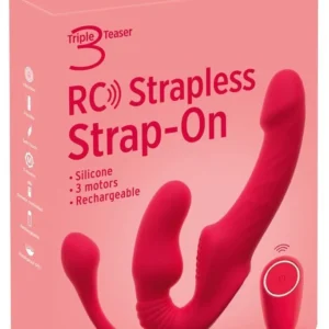 You2Toys Triple Teaser Wireless Strap-On with Triple Vibration