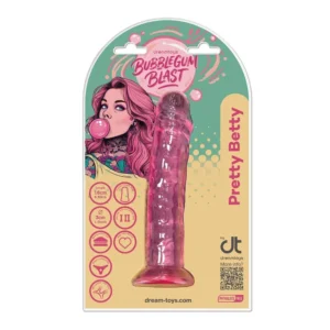 Dreamtoys Pretty Betty Bubblegum Blast Pink Classic Jelly Dong 16 cm