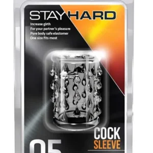 Blush Stay Hard Cock Sleeve 05 Clear — Elastic Penis Sleeve