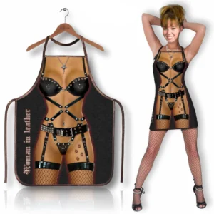 Grammi Fartuszek 143WS Woman in Leather Apron