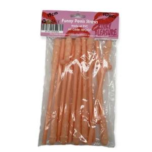 Kinky Pleasure Penis Drinking Straws, 10 Pieces