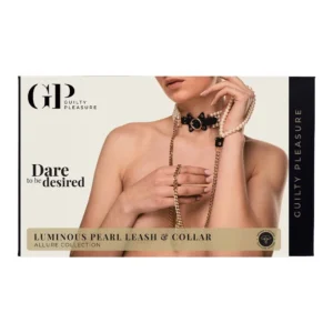 Guilty Pleasure Luminous Pearl Collar and Leash Set
