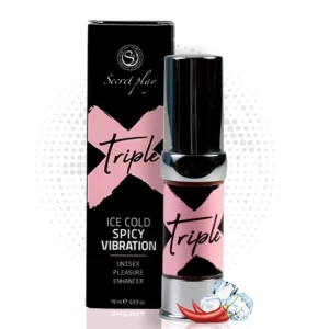 Secret Play Triple X 3-in-1 Unisex Pleasure Enhancer Gel, 15 ml
