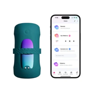 Lovense Gush 2 Motion App-Controlled Masturbator with Gyroscope, Turquoise