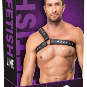 ZADO Men's Leather Chest Harness XL–2XL