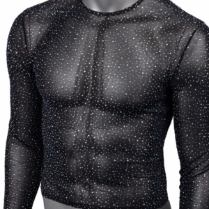 CalExotics Radiance Long Sleeve Shirt in Black