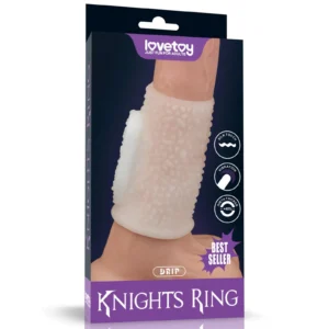 Lovetoy Vibrating Drip Knights Ring – White