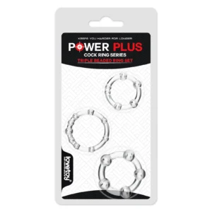 Lovetoy Power Plus Triple Beaded Ring Set