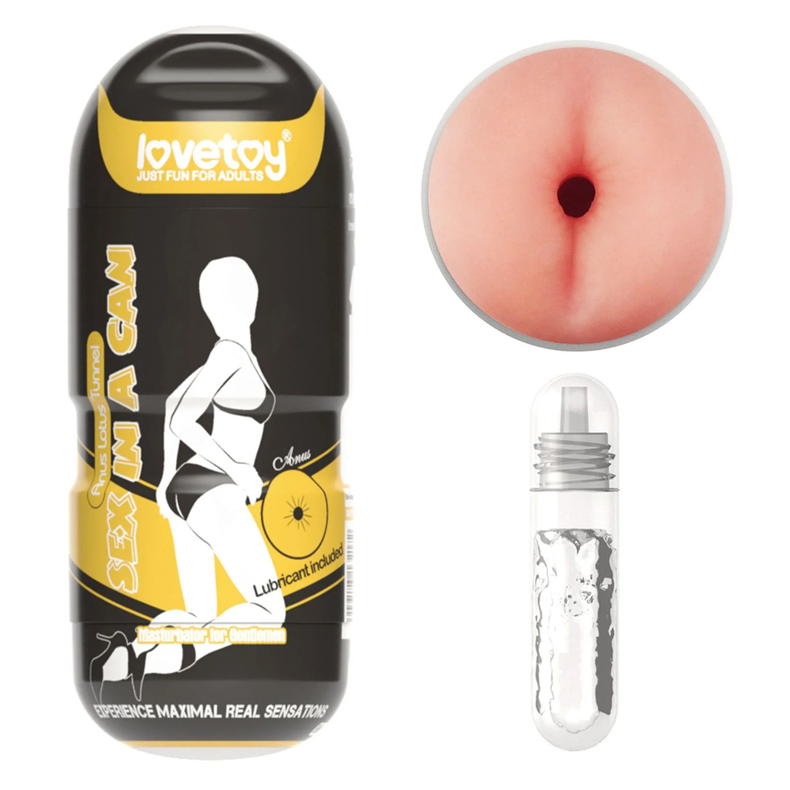 Lovetoy Sex In A Can Anus Stamina Tunnel Masturbator