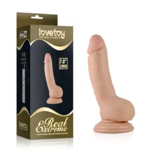 Lovetoy Real Extreme Vibrating Dildo 7 Inch with Suction Cup