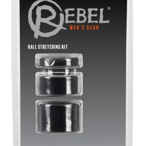 Rebel Ball Stretching Kit - Set of 3 Elastic Rings for Scrotum Stretching