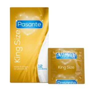 Pasante King Size Condoms, 12 Pack