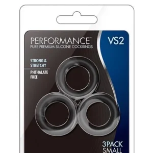 Blush Performance VS2 Small — Set of 3 Silicone Penis Rings