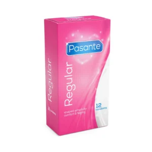 Pasante Regular Condoms, 12 Pack