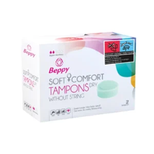 Beppy Soft & Comfort Dry Tampons, 2-Pack